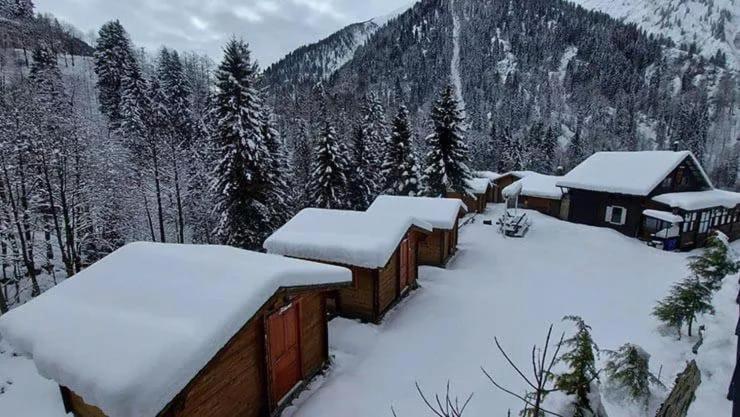 Kardelen Bungalov Evleri̇ Ayder Yaylasi Buitenkant foto
